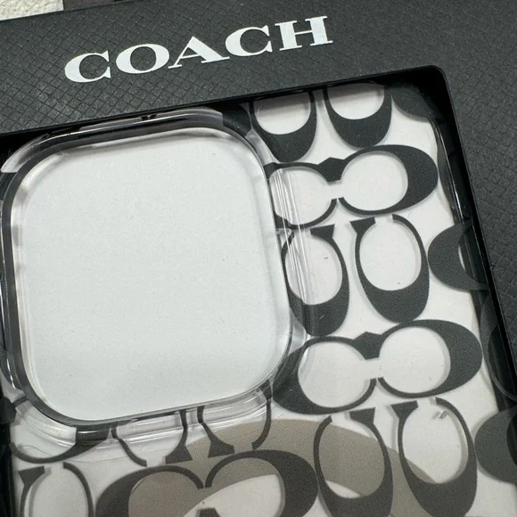 Coach Signature iPhone 15 Pro Protective Case NWT Phone Case Designer MagSafe - Picture 6 of 10